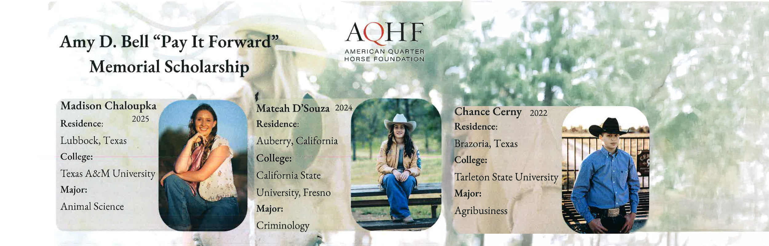 AQHF Banner